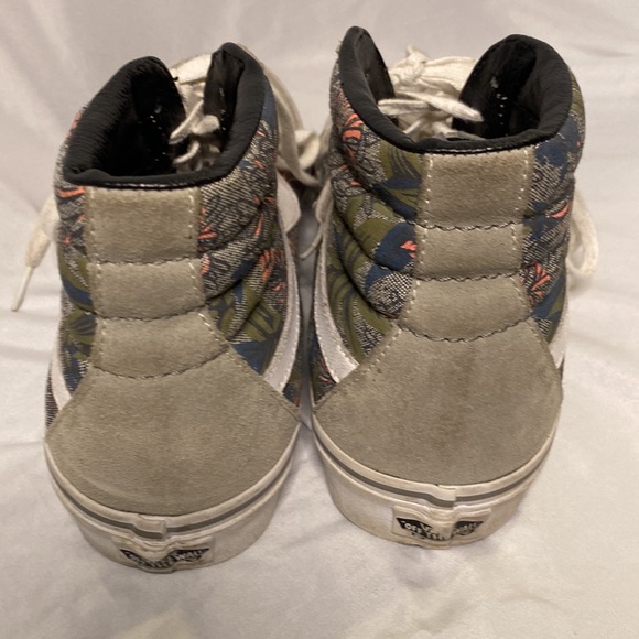 Vans Sneaker High Top suede Floral Sk8-Hi Men's size 10  Women 11.5 - Picture 4 of 8